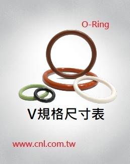 O-Ring V规格尺寸表